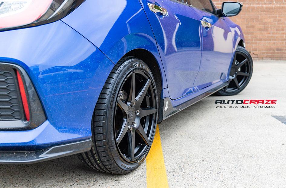 HONDA CIVIC 5 STUD RS2 MATTE BLACK